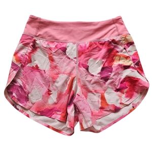 Athleta Women's Pink Floral Printed Run With It 3.5" Short Size XS